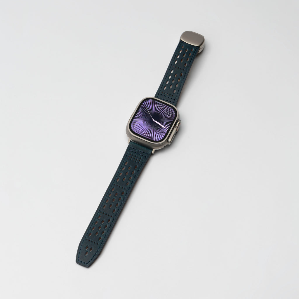 Monza Perforated Leather Band for Apple Watch