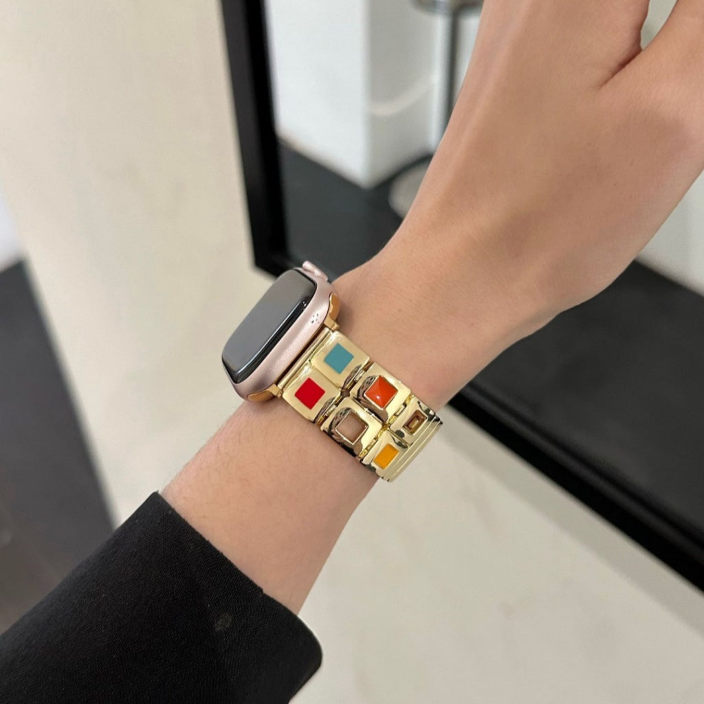 Candy Square Stainless Steel Strap