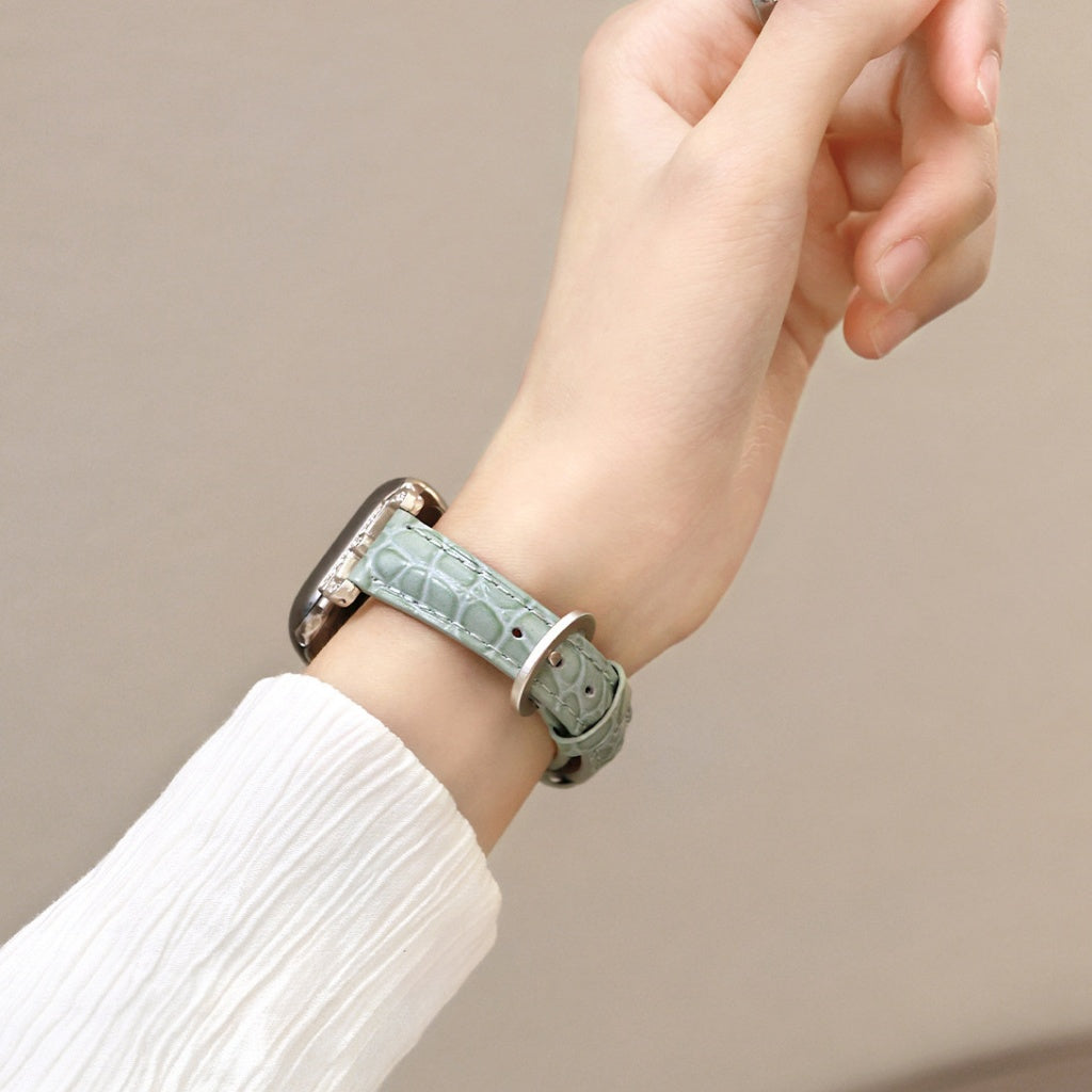 Regina Crystal Leather Band for Apple Watch