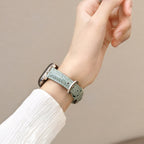Regina Crystal Leather Band for Apple Watch