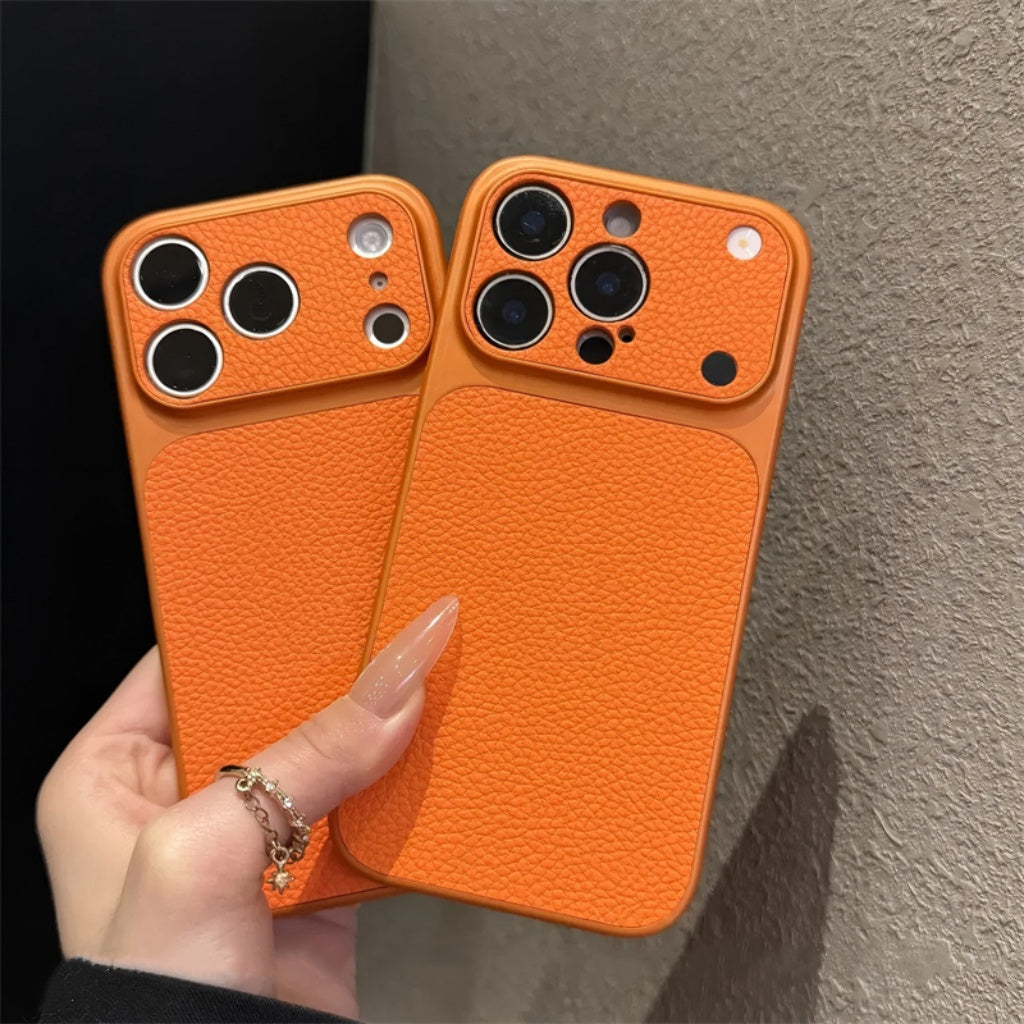 Leather-Trimmed Premium Case For Iphone