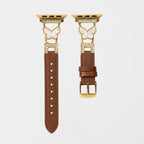 Rosabelle Butterfly Leather Band for Apple Watch