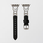 Rosabelle Butterfly Leather Band for Apple Watch