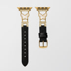 Rosabelle Butterfly Leather Band for Apple Watch