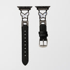Rosabelle Butterfly Leather Band for Apple Watch