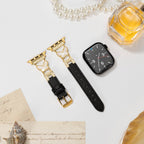 Rosabelle Butterfly Leather Band for Apple Watch