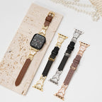 Rosabelle Butterfly Leather Band for Apple Watch
