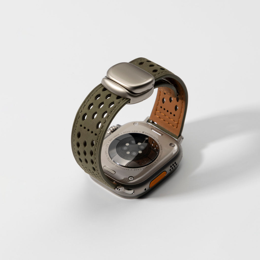 Monza Perforated Leather Band for Apple Watch