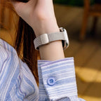 Wheat Pattern Metal Watch Band