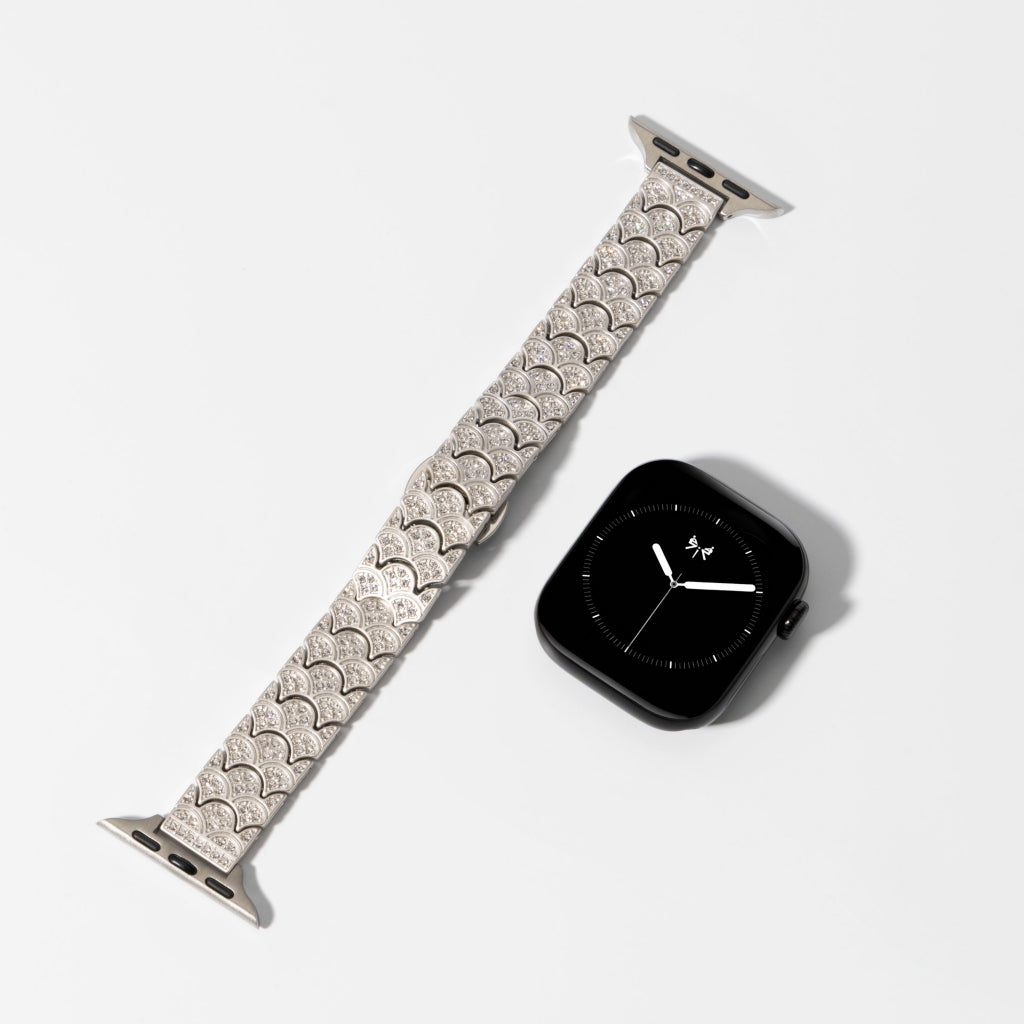 Merelle Scale Crystal Band For Apple Watch