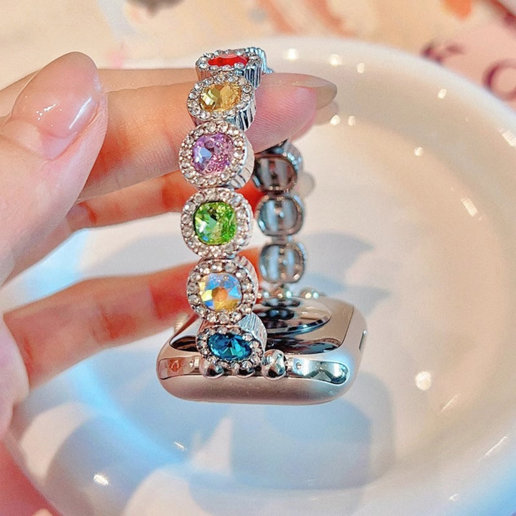 Aurora Gemstone Charm Bracelet