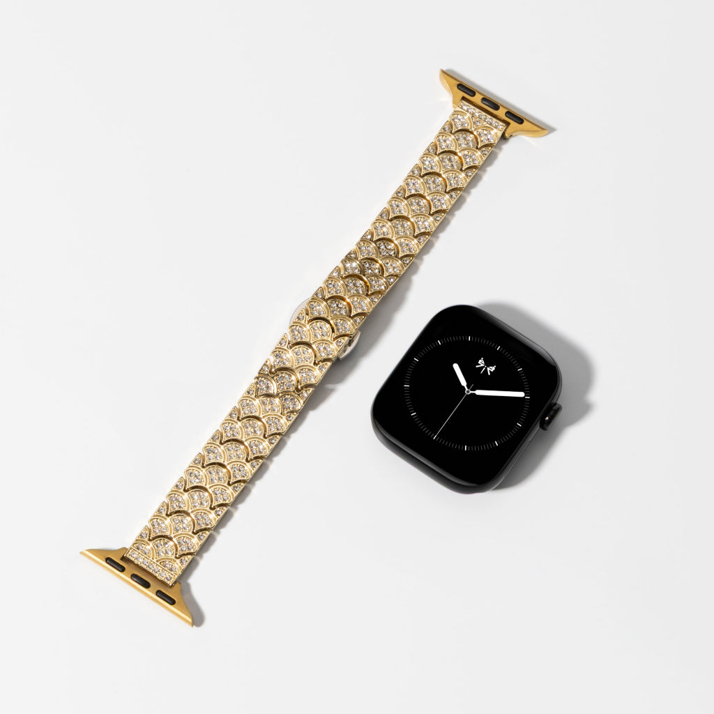 Merelle Scale Crystal Band For Apple Watch