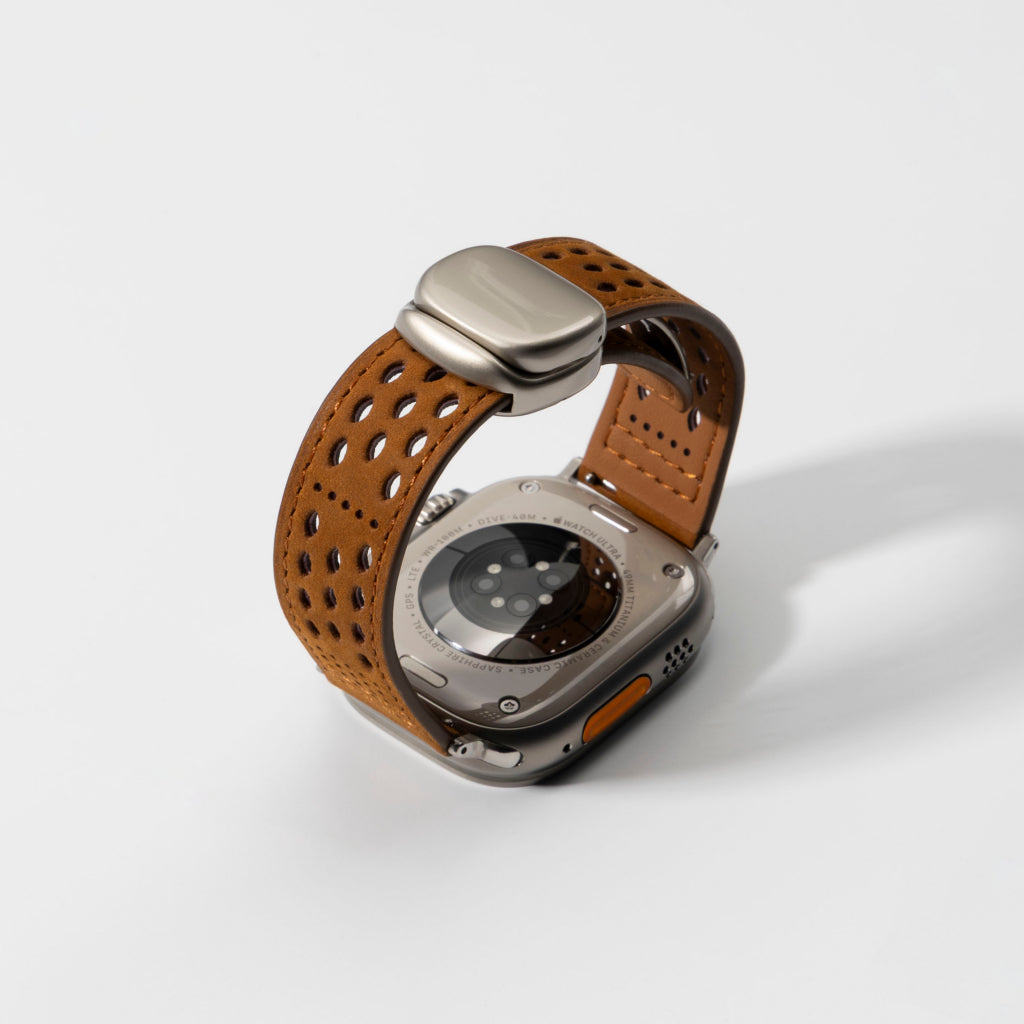 Monza Perforated Leather Band for Apple Watch