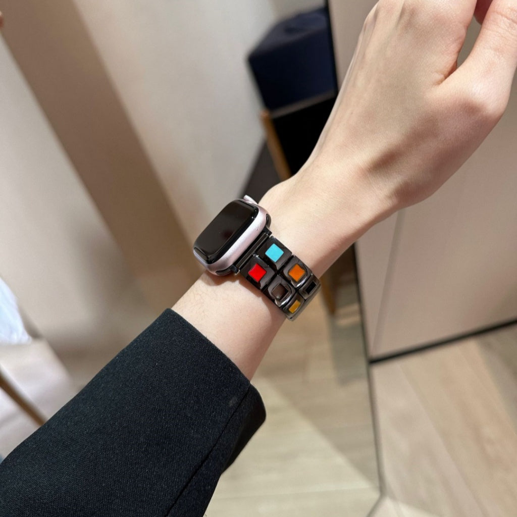 Candy Square Stainless Steel Strap