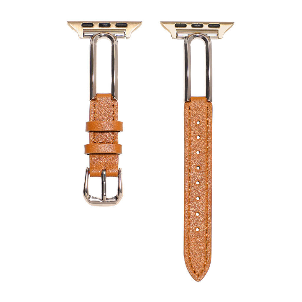 Aurelia Elegant Leather Band For Apple Watch