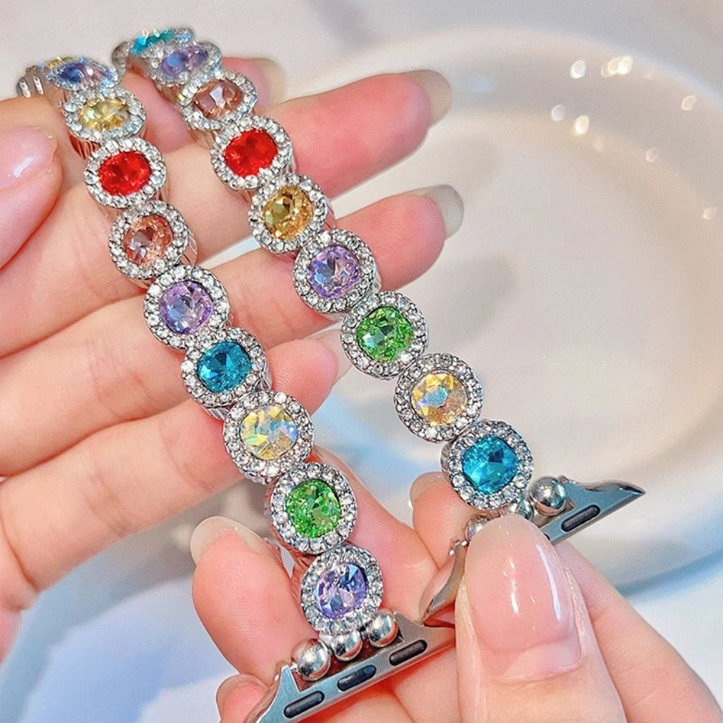Aurora Gemstone Charm Bracelet