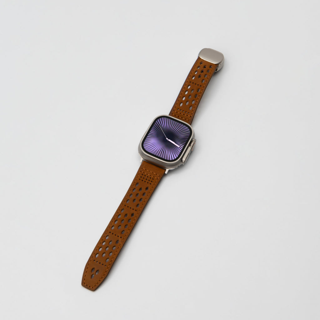 Monza Perforated Leather Band for Apple Watch