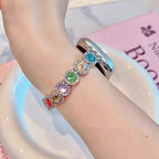 Aurora Gemstone Charm Bracelet