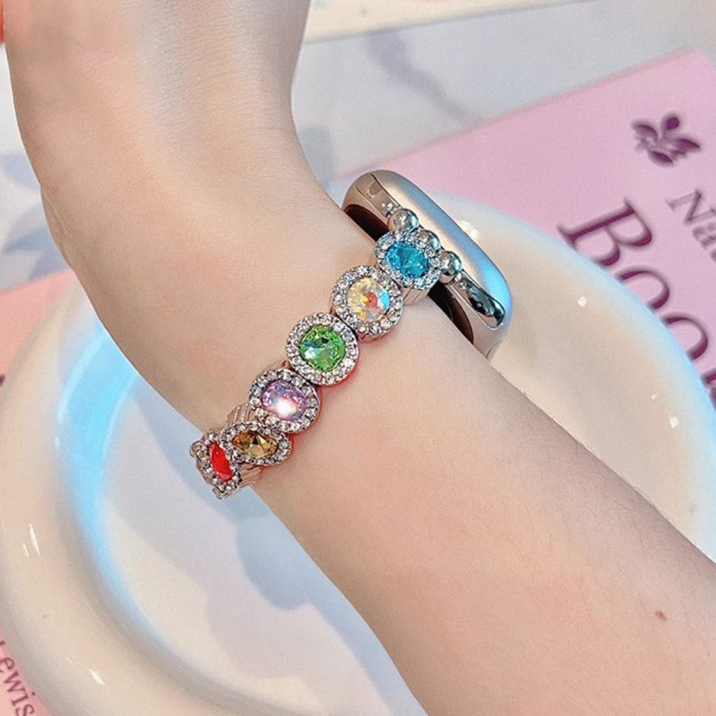 Aurora Gemstone Charm Bracelet