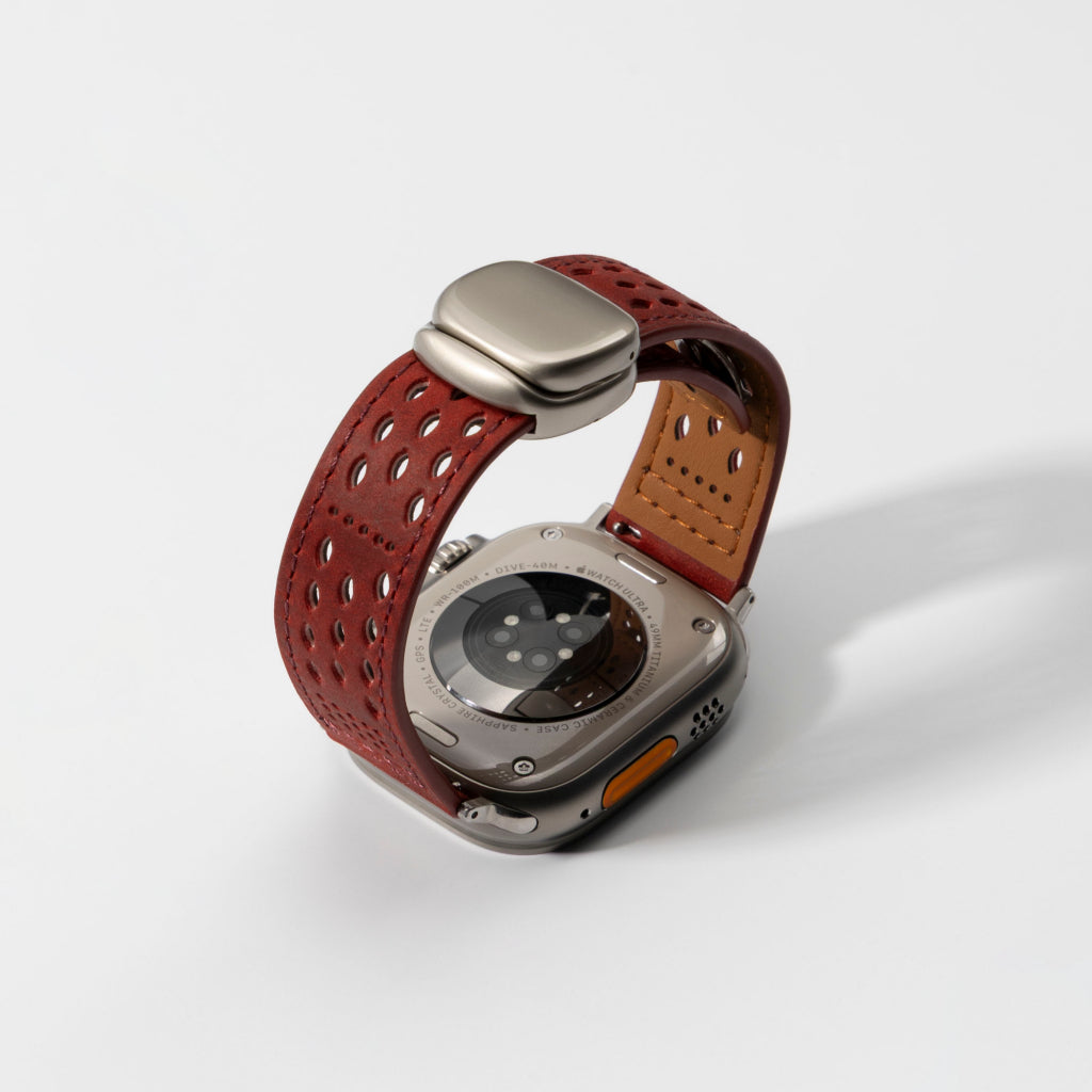 Monza Perforated Leather Band for Apple Watch