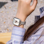 Wheat Pattern Metal Watch Band
