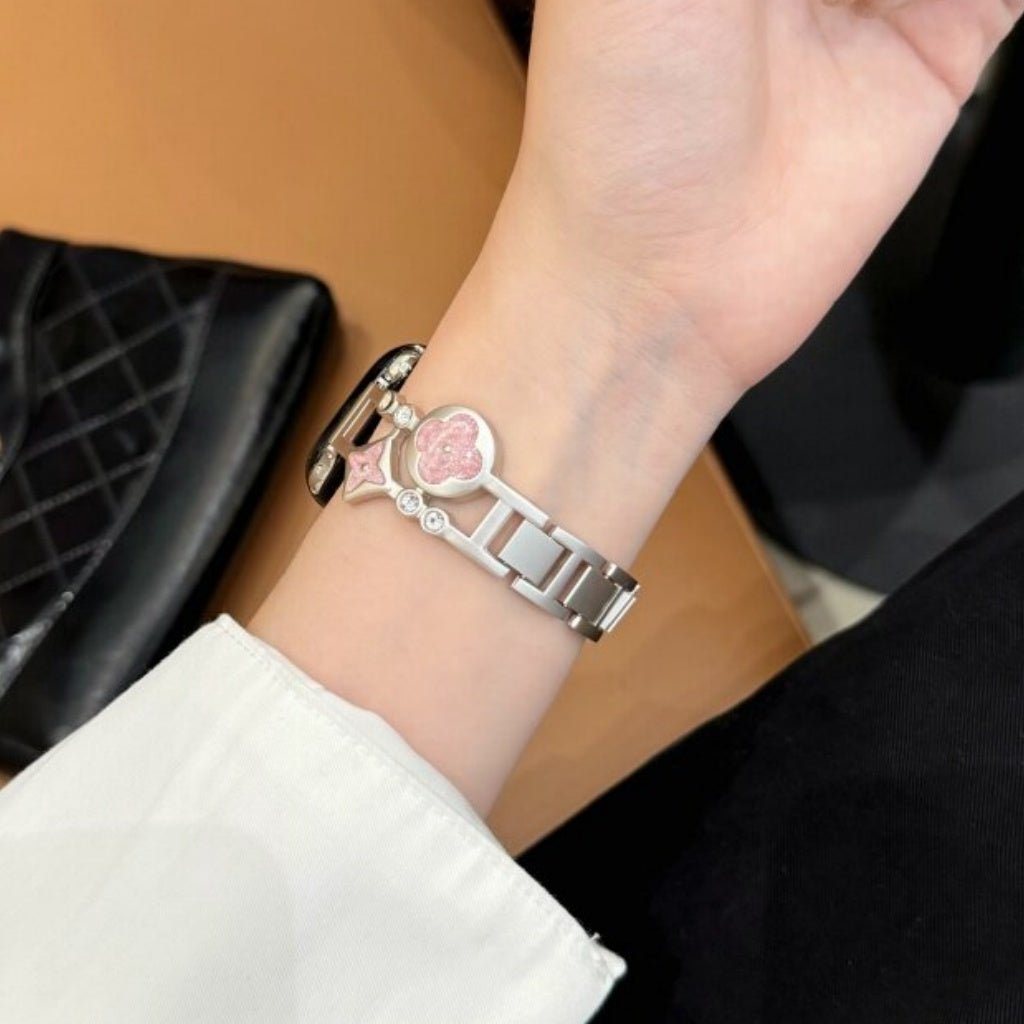 Rosalie Floral Charm Band for Apple Watch