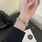 Aurora Gemstone Charm Bracelet