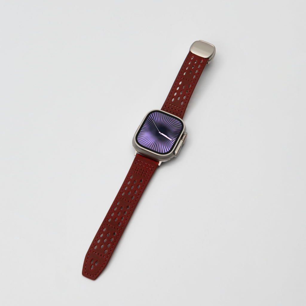 Monza Perforated Leather Band for Apple Watch