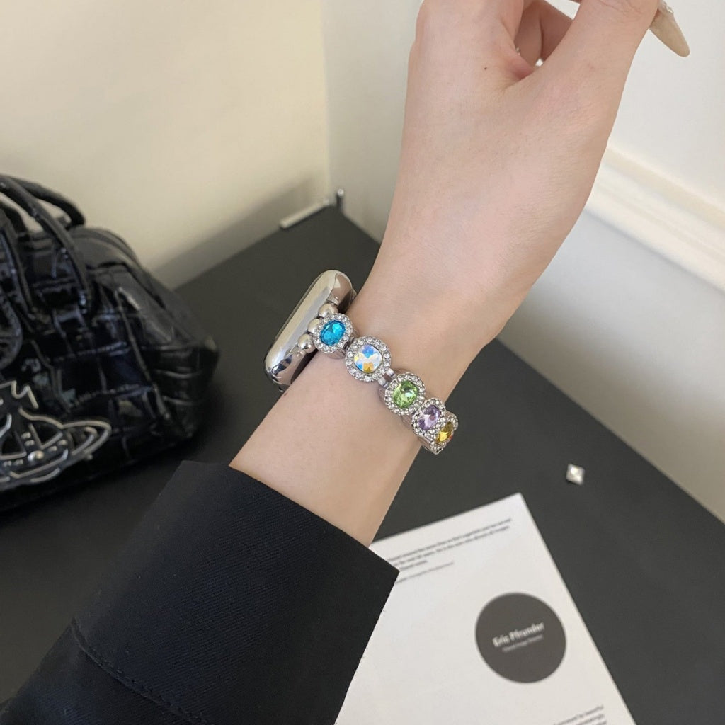 Aurora Gemstone Charm Bracelet