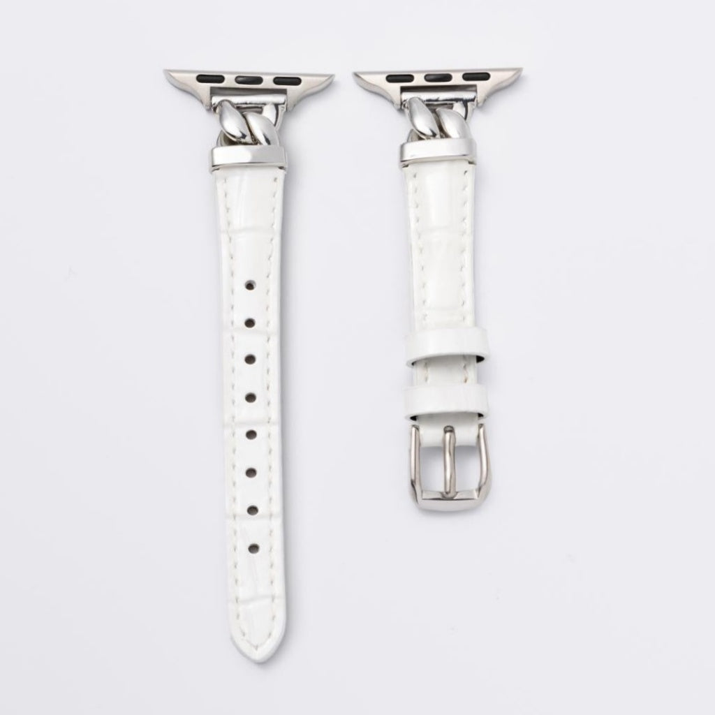 Vivienne Crocodile Leather Band For Apple Watch