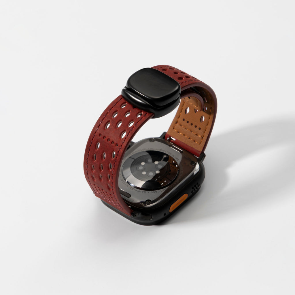 Monza Perforated Leather Band for Apple Watch