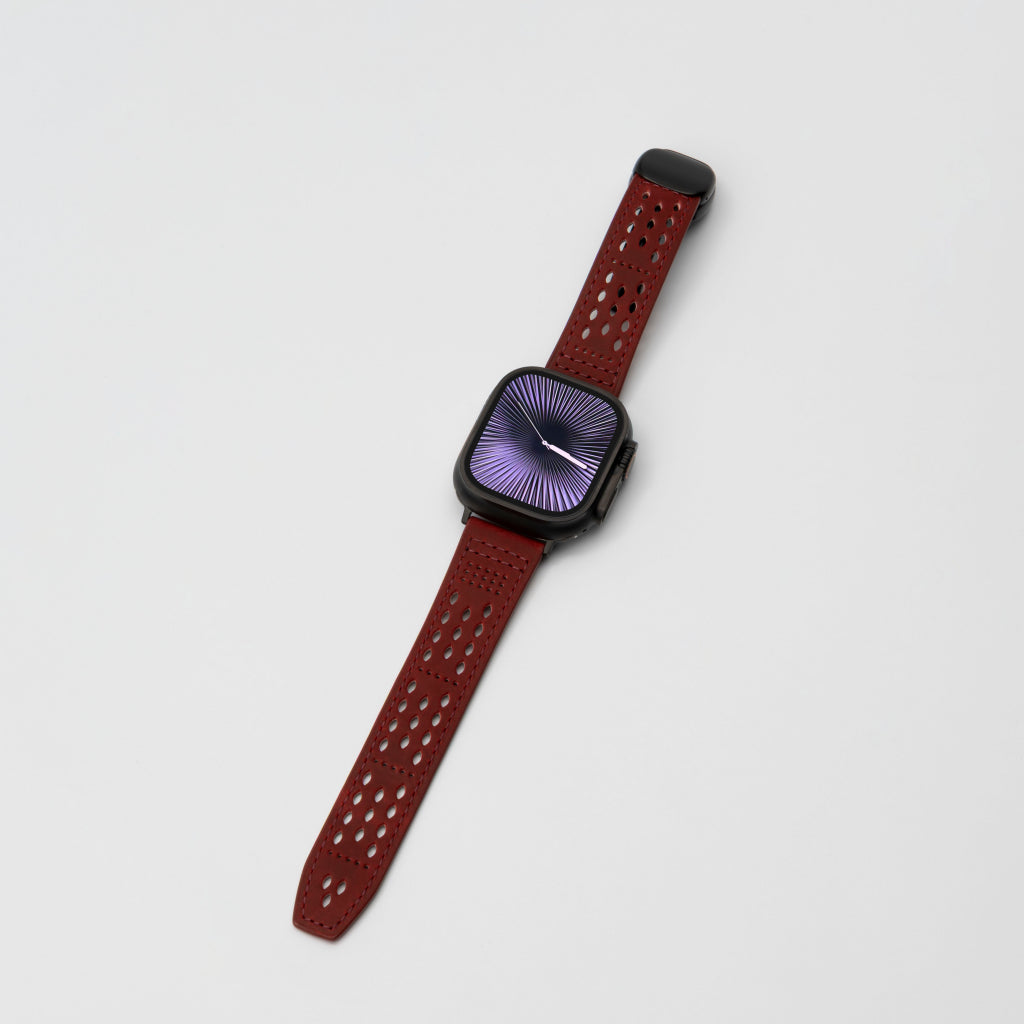 Monza Perforated Leather Band for Apple Watch