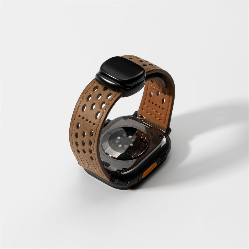 Monza Perforated Leather Band for Apple Watch