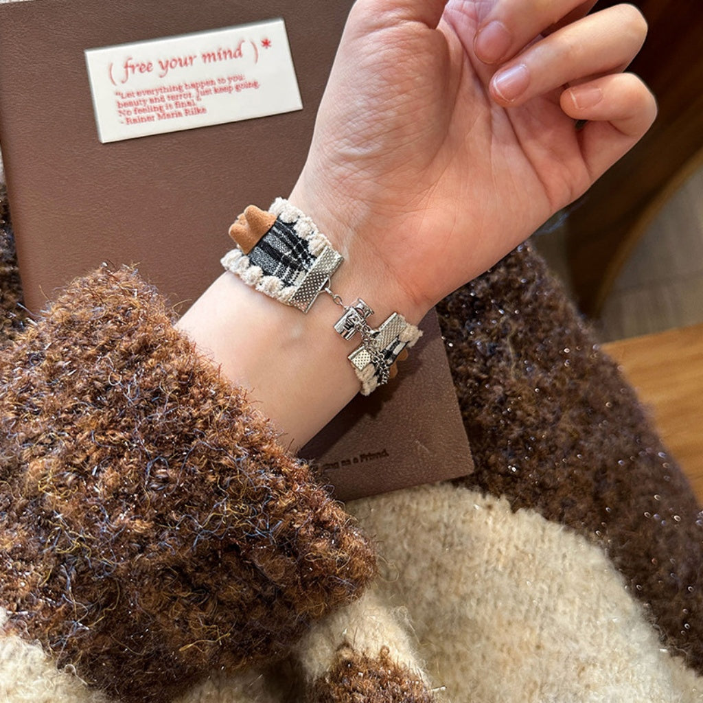 Cozy Bear Plush Apple Watch Band