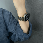 Retro Chrome Hearts Metal Apple Watch Band