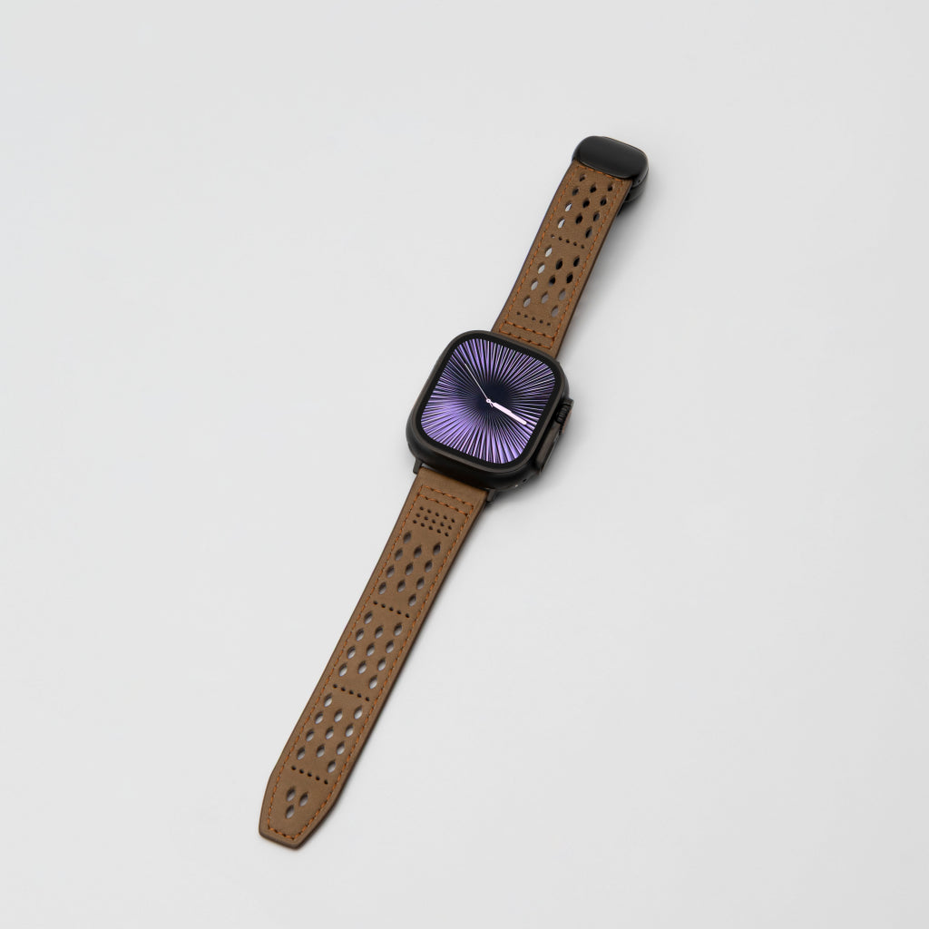 Monza Perforated Leather Band for Apple Watch