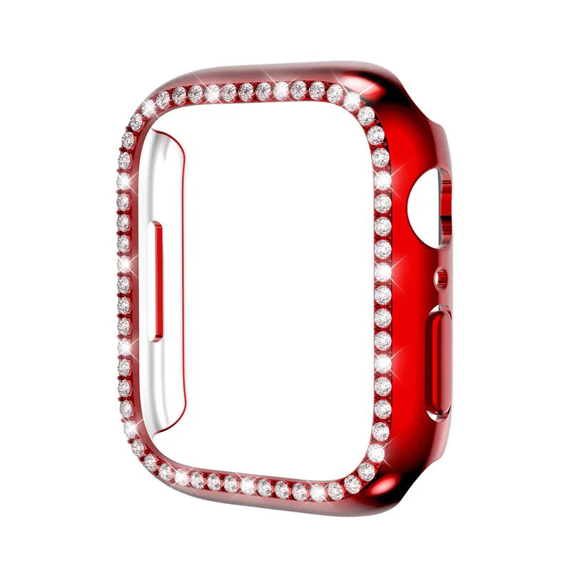 Shiny Tempered Glass Watch Case Cover