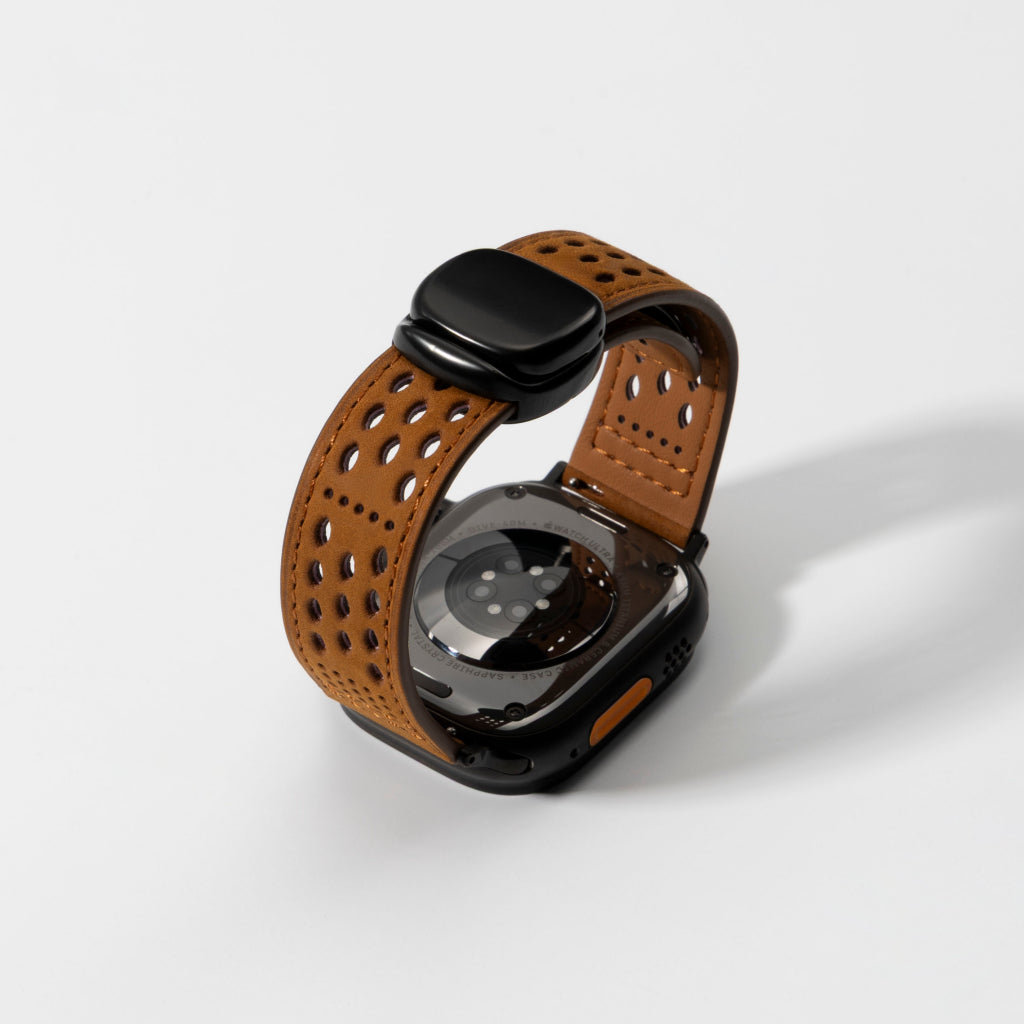 Monza Perforated Leather Band for Apple Watch