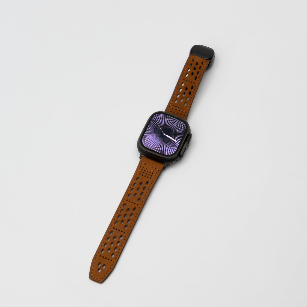 Monza Perforated Leather Band for Apple Watch