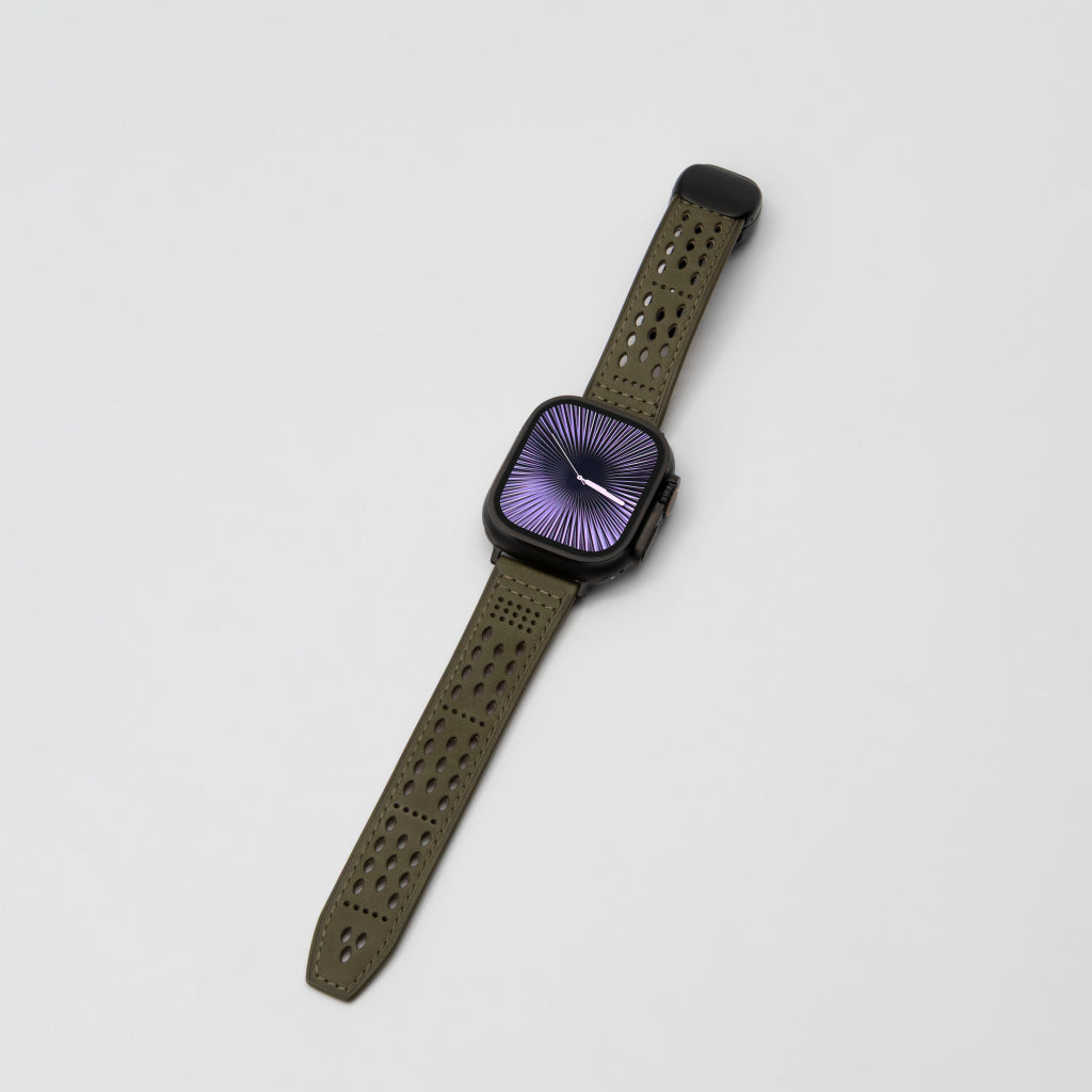 Monza Perforated Leather Band for Apple Watch