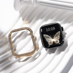 Bling Rhinestone Case Cover With Tempered Glass