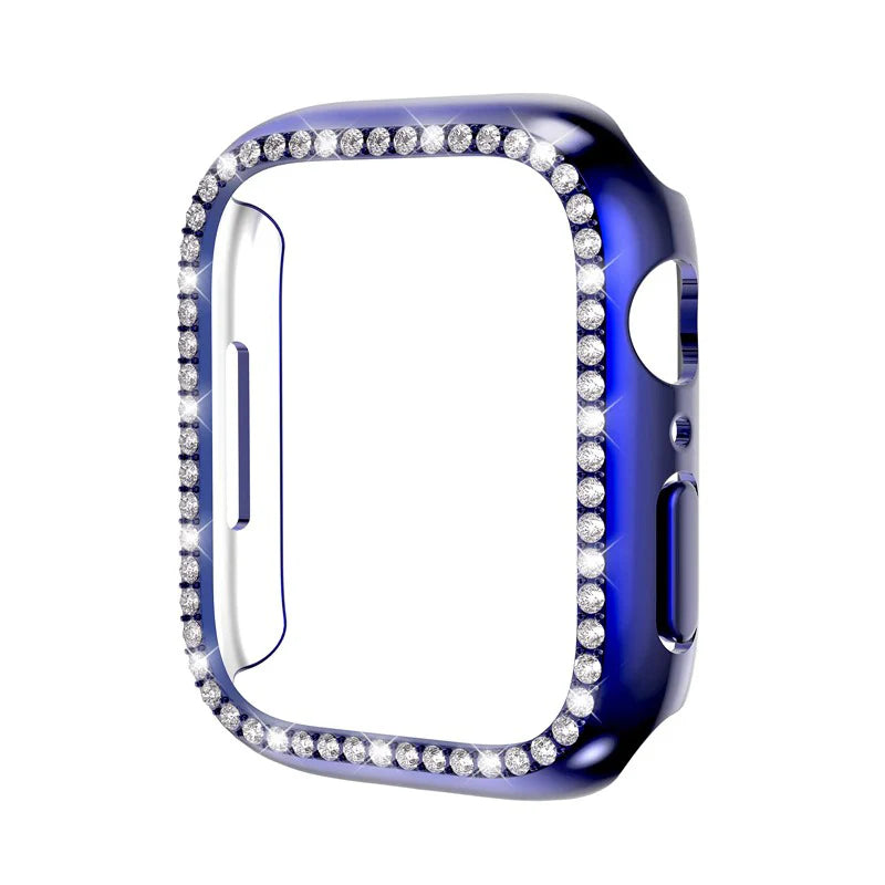 Shiny Tempered Glass Watch Case Cover