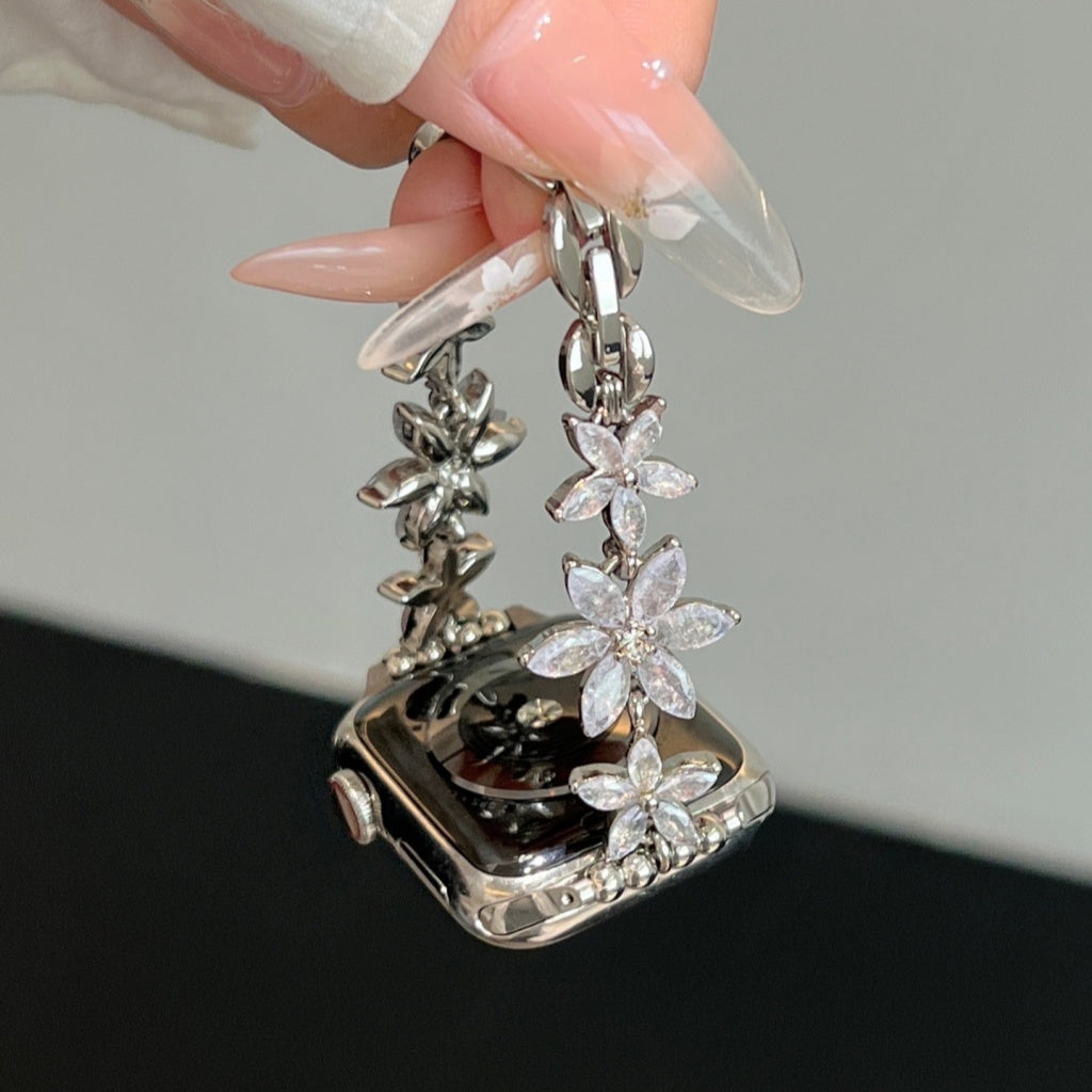 Shimmery Flower Apple Watch Wristband