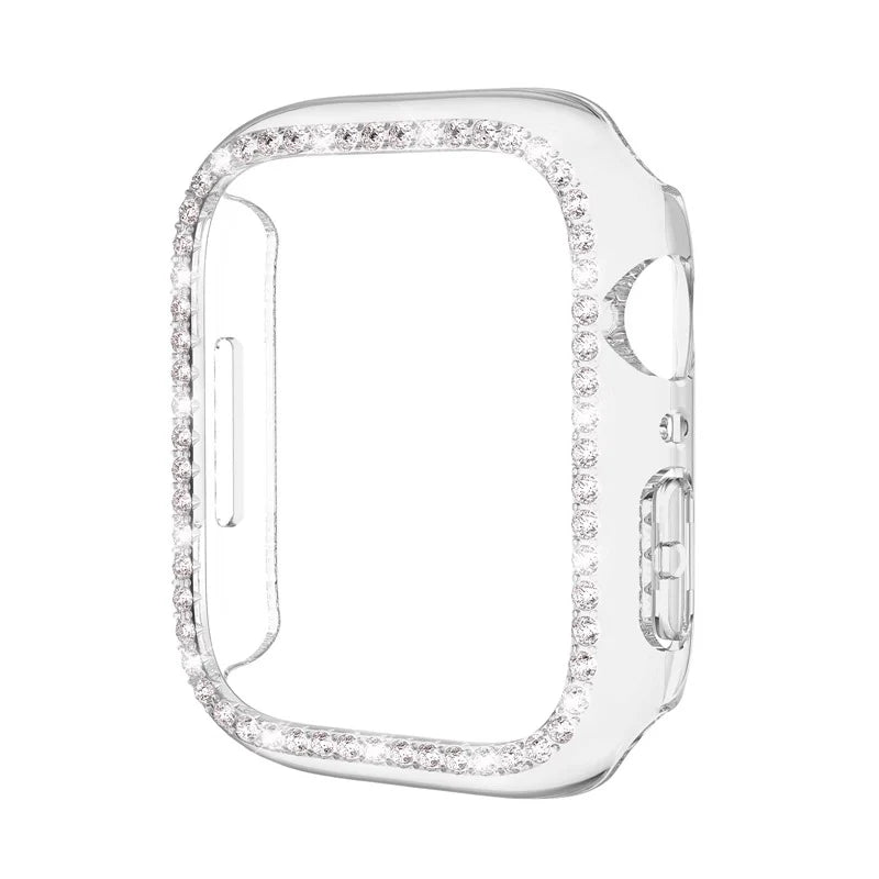 Shiny Tempered Glass Watch Case Cover