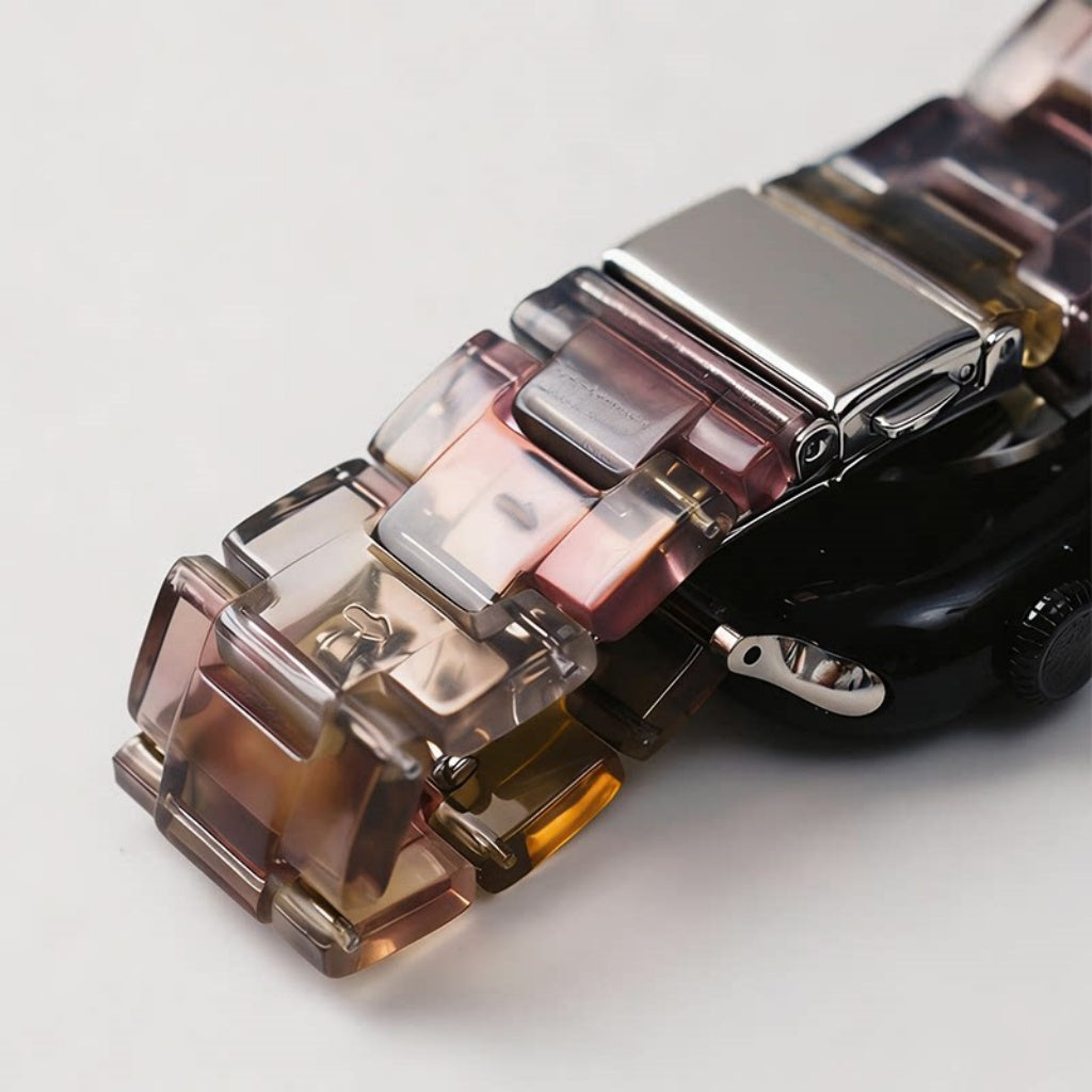 Amber Resin Apple Watch Band