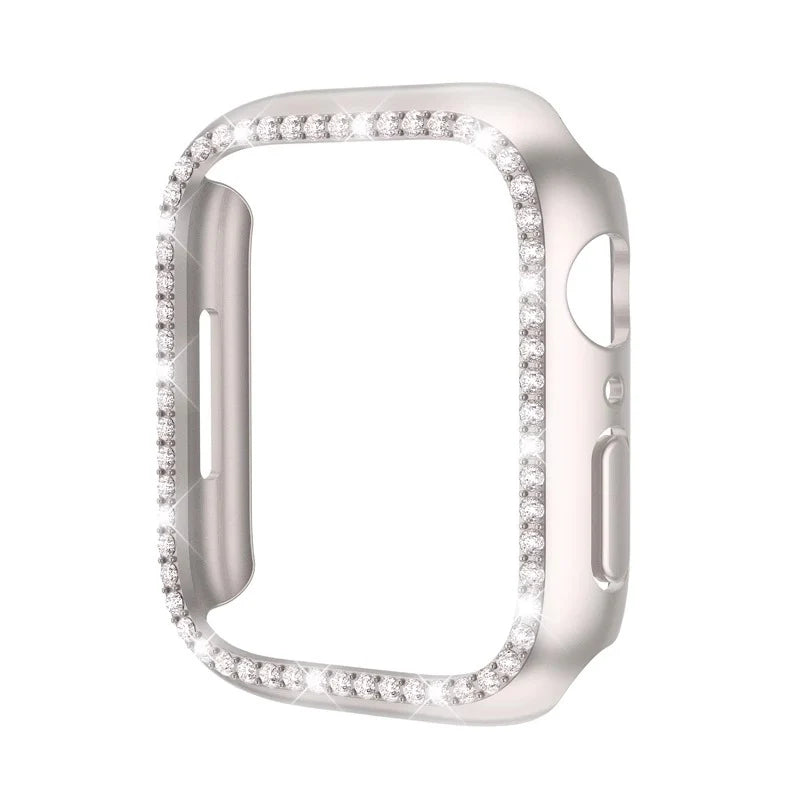 Shiny Tempered Glass Watch Case Cover