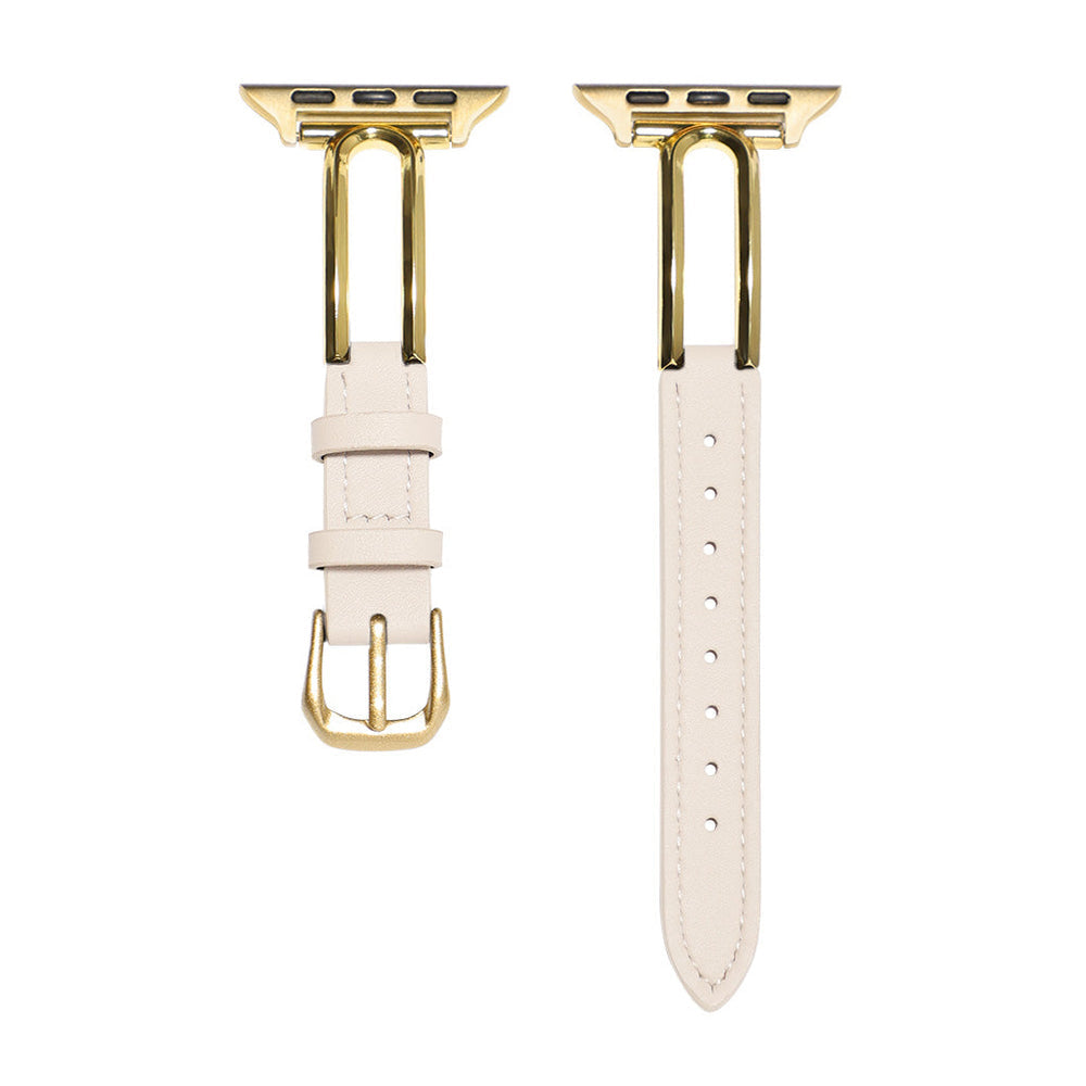 Aurelia Elegant Leather Band For Apple Watch