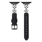 Stylish Emblem Leather Strap