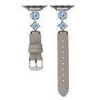 Stylish Emblem Leather Strap