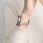 Stylish Emblem Leather Strap